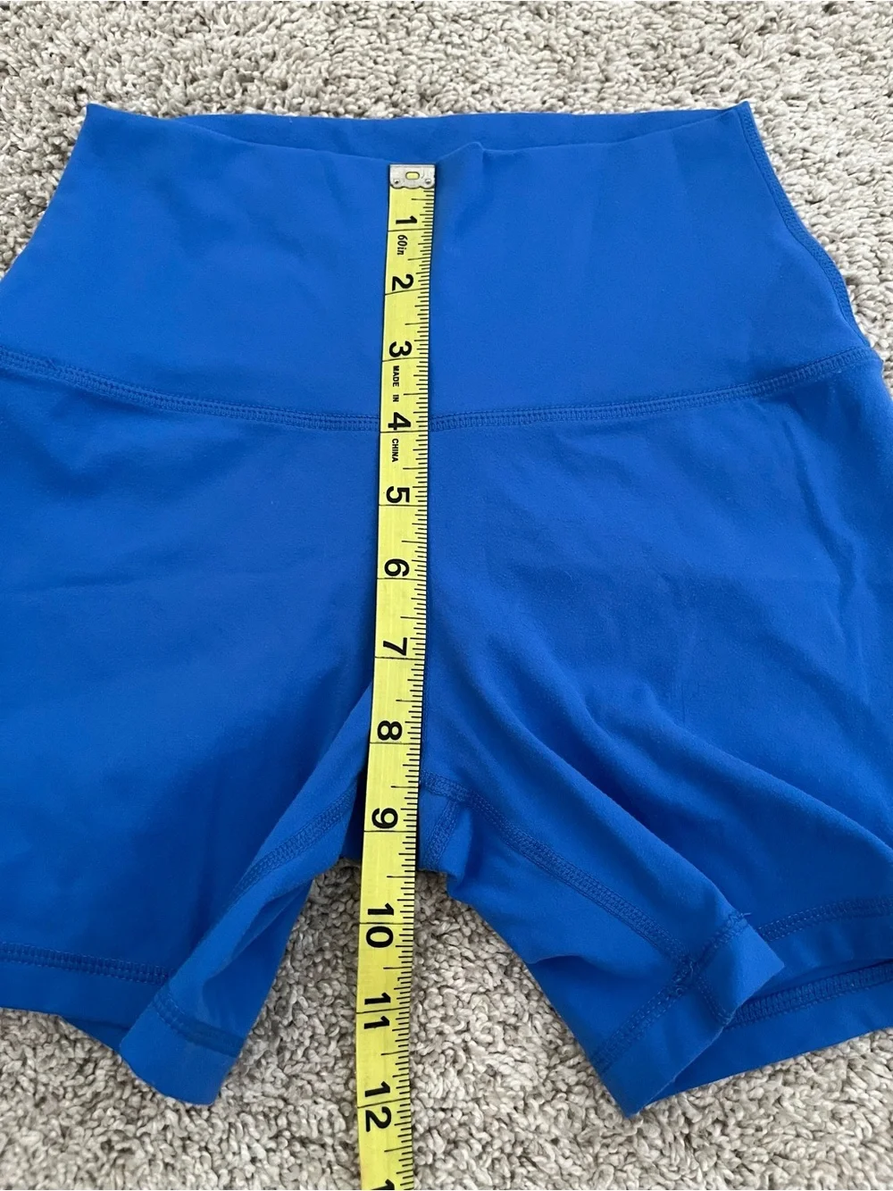 LVBY Women’s Royal Blue 4.5” Inseam Bike Shorts Athleisure Workout High Rise XS